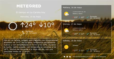 Tiempo en La Carlota. Clima a 14 días